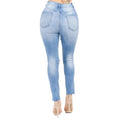 Curvy High Waist Destroyed Jeans by The House of Stylez
