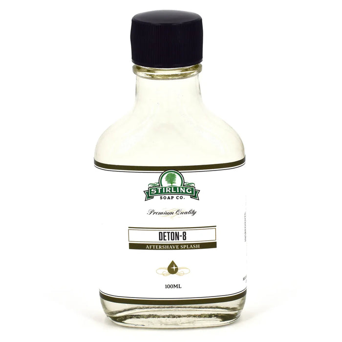 Stirling Soap Co. Deton-8 Aftershave Splash 3.3 oz by Pasteur Pharmacy