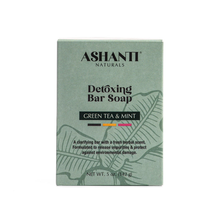 Detoxing Green Tea & Mint Soap Bar by AshantiNaturals