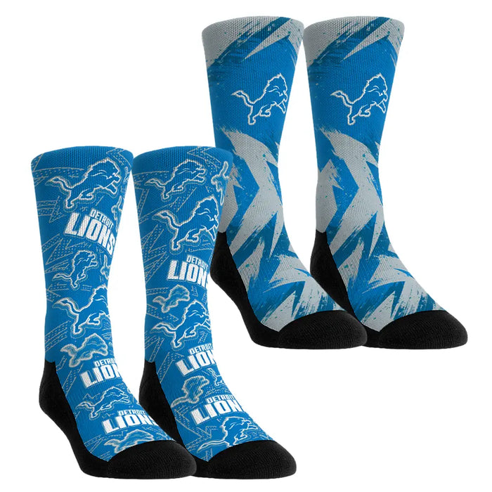 Detroit Lions - Game Day 2-Pack by Rock 'Em Socks