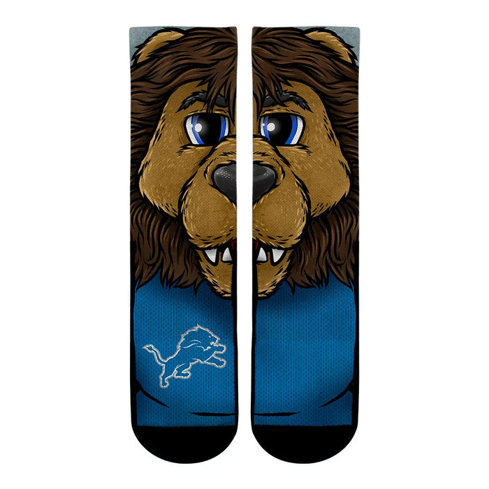 Detroit Lions - Split Face Mascot by Rock 'Em Socks