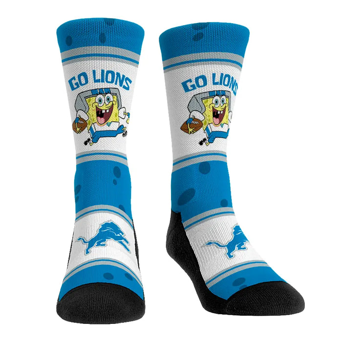 Detroit Lions - SpongeBob SquarePants - Team Up by Rock 'Em Socks