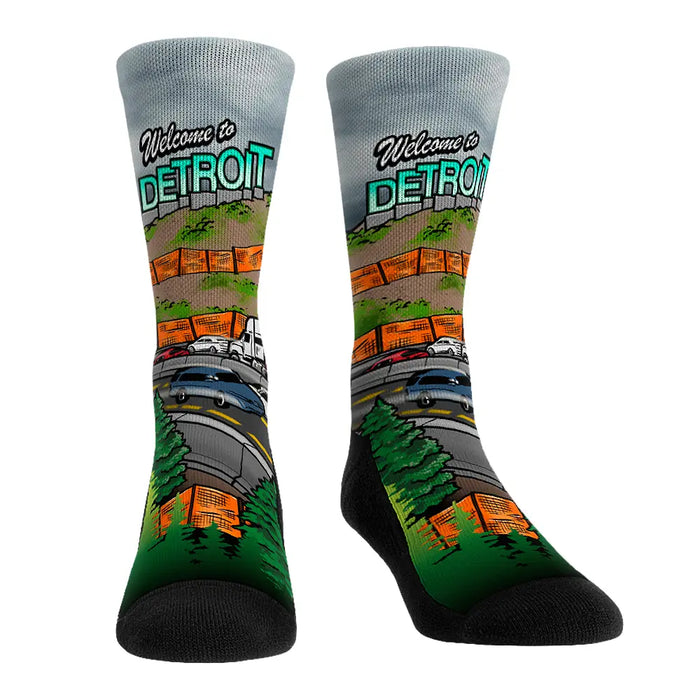 Detroit Sign by Rock 'Em Socks