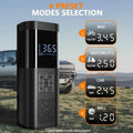Portable Electric Tire Inflator – 150PSI Air Compressor with Digital Gauge & LED Light by DailySale