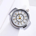 Dial Quartz Watch Creative Steel Cool Elastic Quartz Finger Ring Watch by DailySale