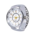 Dial Quartz Watch Creative Steel Cool Elastic Quartz Finger Ring Watch by DailySale