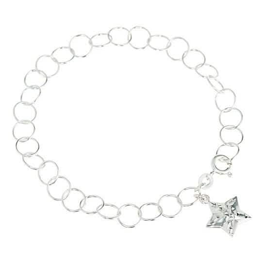Diamond Cut Star Charm Bracelet by DailySale