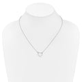 Diamond Heart Pendant Necklaces 1/5 ctw by Fine Color Jewels