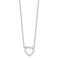 Diamond Heart Pendant Necklaces 1/5 ctw by Fine Color Jewels
