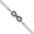 Diamond Infinity Bracelet by Fine Color Jewels