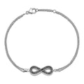 Diamond Infinity Bracelet by Fine Color Jewels