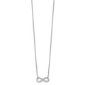 Diamond Infinity Necklace by Fine Color Jewels