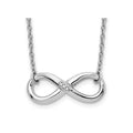 Diamond Infinity Necklace by Fine Color Jewels