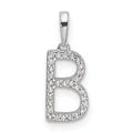 Diamond Initials 14k Gold Pendants by Fine Color Jewels