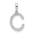 Diamond Initials 14k Gold Pendants by Fine Color Jewels