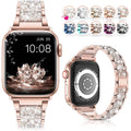 Diamond Rhinestone Stainless Steel Metal Wristband Strap by DailySale