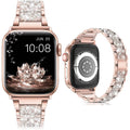 Diamond Rhinestone Stainless Steel Metal Wristband Strap by DailySale