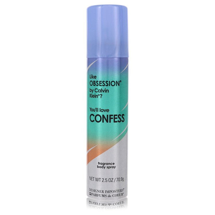 Designer Imposters Confess by Parfums De Coeur Deodorant Body Spray 2.5 oz for Women by Avera Group