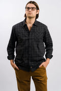 Dickies Skateboarding Woven Plaid Poplin Long Sleeve Shirt - Black by Swell-O-Phonic
