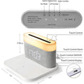 Digital Alarm Clock with Wireless Charging by DailySale