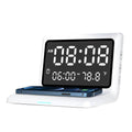 Digital Mirror Clock Wireless Charging Alarm Clock by DailySale