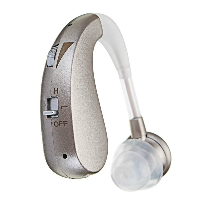 Digital Rechargeable Hearing Aids Acousticon Amplifier Audiphone Behind Ear Sound by DailySale
