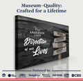 Direction Of Our Lives Family Farm Names Sign by Tailored Canvases
