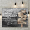 Direction Of Our Lives Family Farm Names Sign II by Tailored Canvases