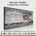 Direction Of Our Lives Family Farm Names Sign III by Tailored Canvases