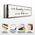 Dirty Laundry Sign III by Tailored Canvases