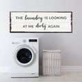 Dirty Laundry Sign III by Tailored Canvases