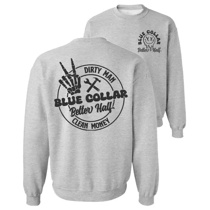 Dirty Man Clean Money - Crew Sweatshirt by Armed American Supply