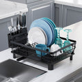 Dish Drying Rack Drain Board Utensil Holder Organizer by DailySale