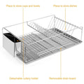 Dish Drying Rack Stainless Steel by DailySale