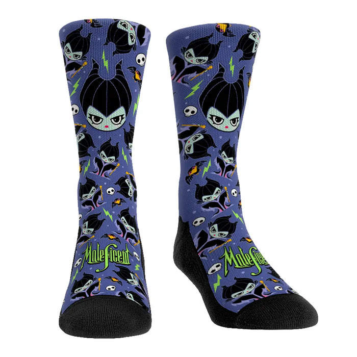 Disney Villains - Maleficent - Chibi All-Over by Rock 'Em Socks