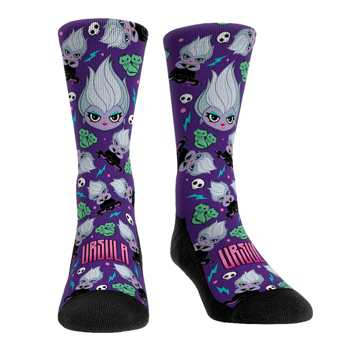 Disney Villains - Ursula - Chibi All-Over by Rock 'Em Socks