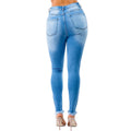 High Waist Distressed Skinny Jeans by The House of Stylez