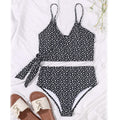 Ditsy Floral Wrap Knot Bikini Swimsuit by DailySale