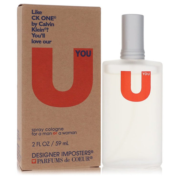 Designer Imposters U You by Parfums De Coeur Cologne Spray (Unisex) 2 oz for Women by Avera Group