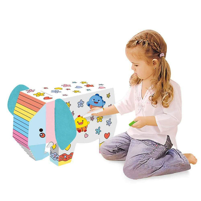 DIY 3D Coloring Cardboard by DailySale