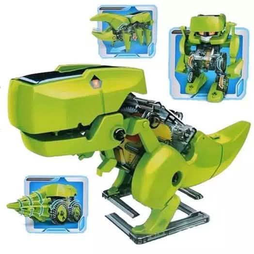 DIY 4-in-1 Educational Solar Robot Dinosaur by DailySale