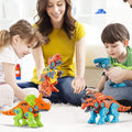 DIY Dinosaur Construction Building Block Assembly Toys with Electric by DailySale