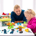 DIY Dinosaur Construction Building Block Assembly Toys with Electric by DailySale