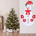 DIY Felt Christmas Hanging Decorations Kits with 54 Piece Detachable Ornaments by DailySale