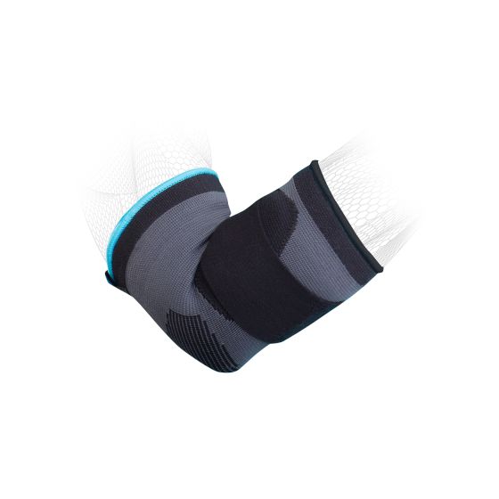 Deluxe Elbow Compression Sleeve with Adjustable Strap – Elastic Support, Small (S) by Pasteur Pharmacy