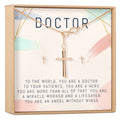 Doctor Cross Earring and Necklace Jewelry Set by Dear Ava