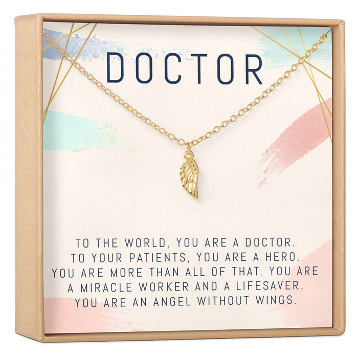 Doctor Wing Pendant Necklace by Dear Ava