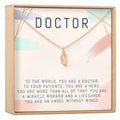 Doctor Wing Pendant Necklace by Dear Ava