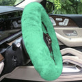 Doe16 Faux Rabbit Fur Steering Wheel Cover by DailySale