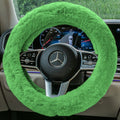 Doe16 Faux Rabbit Fur Steering Wheel Cover by DailySale